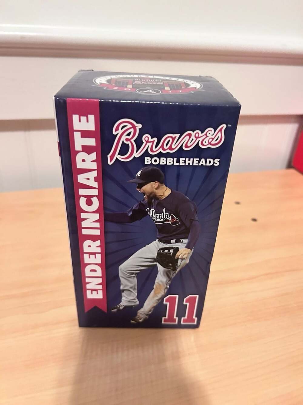 Ender Inciarte Atlanta Braves 2017 Inaugural Season Gold Glove Bobblehead